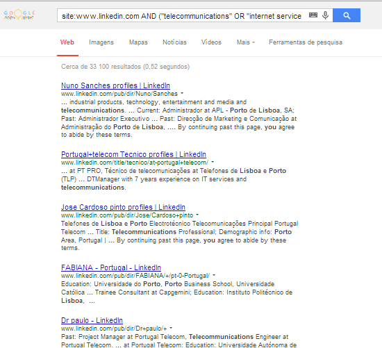 Helena Dias | Pesquisas no Google | LinkedIn para encontrar clientes