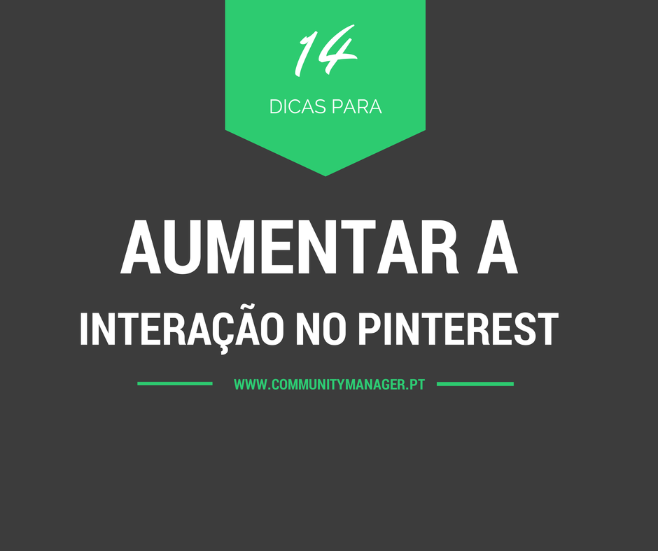 Aumentar a interação no Pinterest