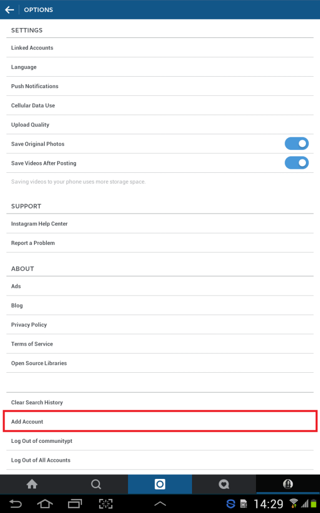 Como Adicionar e Gerir Múltiplas Contas no Instagram 1