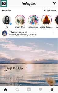 Como Criar Instagram Stories - Passo 1